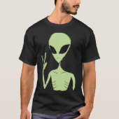 Peace Alien T-shirt (Voorkant)