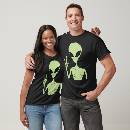 Peace Alien T-shirt (Unisex)