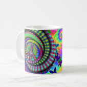 Peace and Flutterby Coffee Cup Koffiemok (Voorkant links)