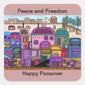 Peace and Freedom Passover Stickers (Voorkant)
