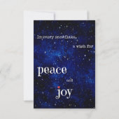 Peace and Joy Christmas Ticket Family Gift Coupon (Achterkant)