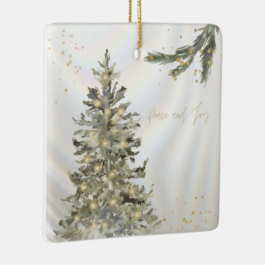 Peace and Joy Christmas Tree Ornament (Rechts)