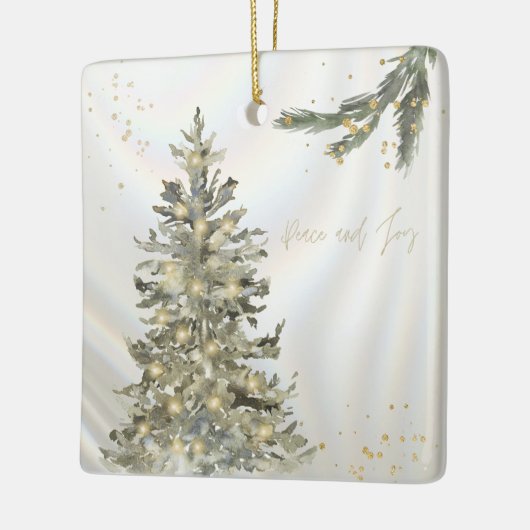 Peace and Joy Christmas Tree Ornament (Links)