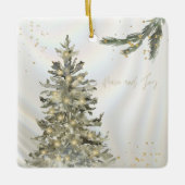 Peace and Joy Christmas Tree Ornament (Voorkant)