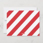 Peace and Joy Corner Modern Photo Holiday Card Feestdagenkaart (Achterkant)