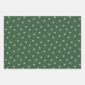 Peace and Joy Green Holiday Photo Collage Inpakpapier Vel (Voorkant 2)