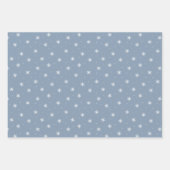 Peace and Joy Light Blue Holiday Photo Collage Inpakpapier Vel (Voorkant 2)