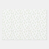 Peace and Joy Light Green Holiday Photo Collage Inpakpapier Vel (Voorkant 3)