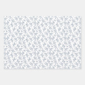 Peace and Joy Navy Holiday Foto Collage Inpakpapier Vel (Voorkant 3)