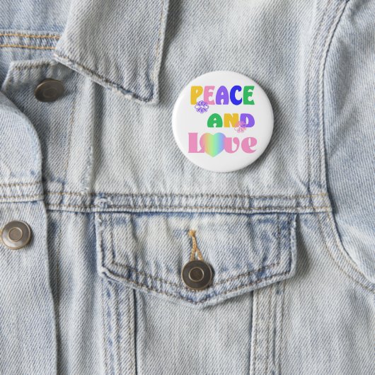 Peace and Love Button (In situ)