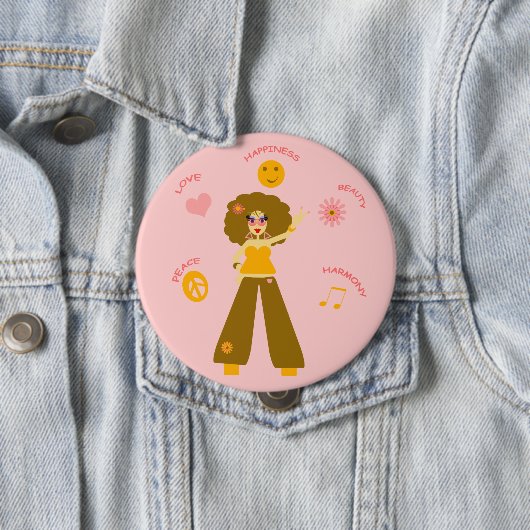 Peace and Love Button (In situ)