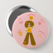 Peace and Love Button (Voorkant /achterkant)