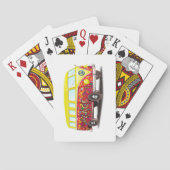 Peace and Love Hippy Bus Pokerkaarten (Achterkant)