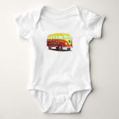 Peace and Love Hippy Bus Romper (Voorkant)