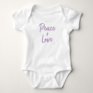 PEACE-and-Love-Paars Romper