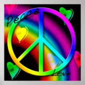 Peace and Love Poster (Voorkant)