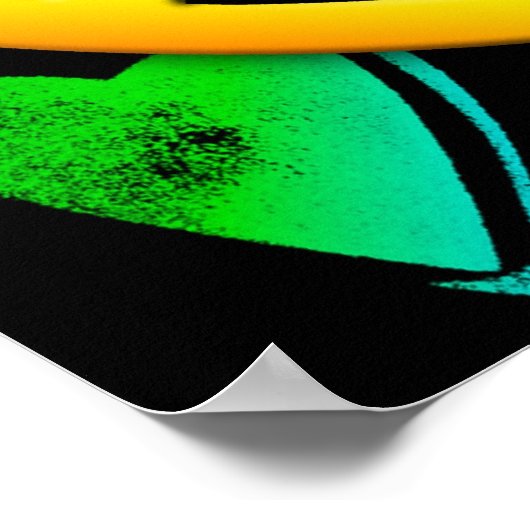 Peace and Love Poster (Hoek)