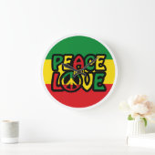 PEACE and LOVE, reggae style Grote Klok (Huis)