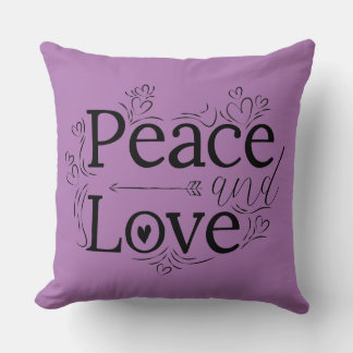 Peace and Love Sierkussen