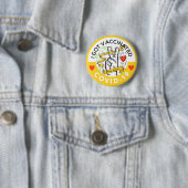 Peace and Love Vaccine Button (In situ)