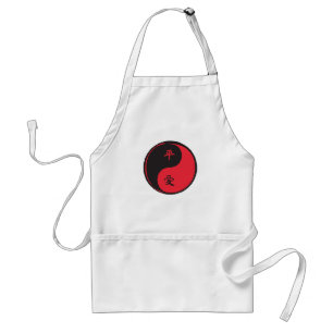 Peace and Love Yinyang Standaard Schort