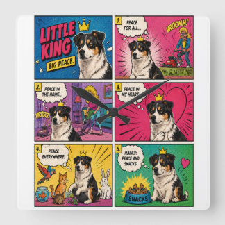 Peace And Snacks Comic Hond Klok