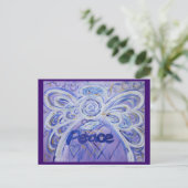 Peace Angel-Briefkaart Briefkaart (Staand voorkant)