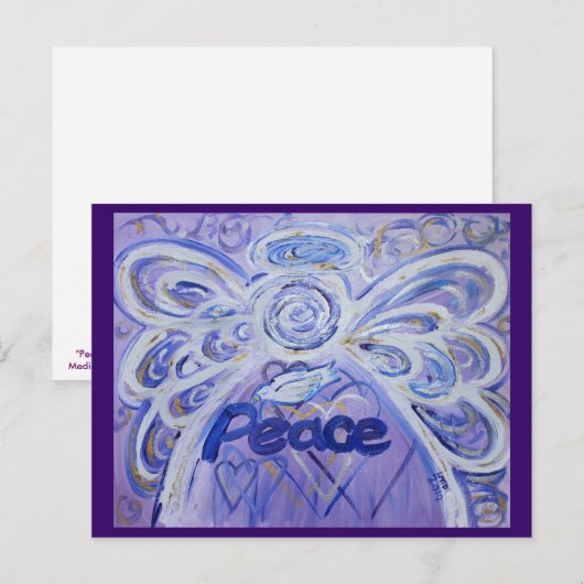 Peace Angel-Briefkaart Briefkaart (Voorkant / Achterkant)
