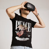 Peace Angel Feestelijk Ontwerp T-shirt