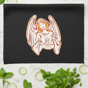 Peace Angel Kitchen Towel Theedoek