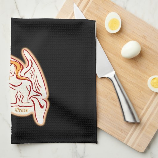 Peace Angel Kitchen Towel Theedoek (Quarter Fold)