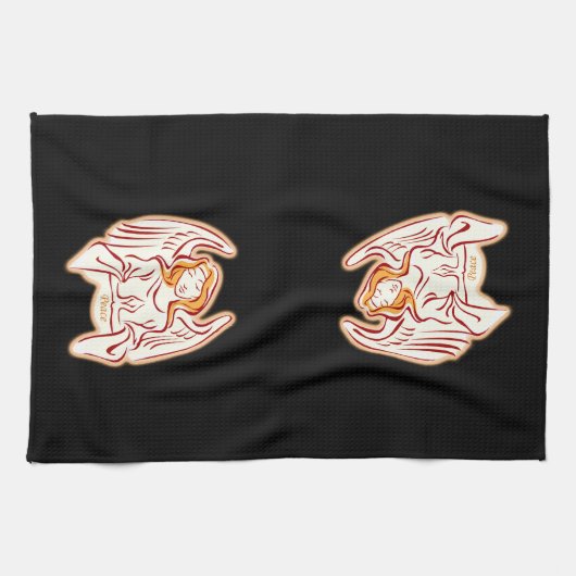 Peace Angel Kitchen Towel Theedoek (Horizontaal)
