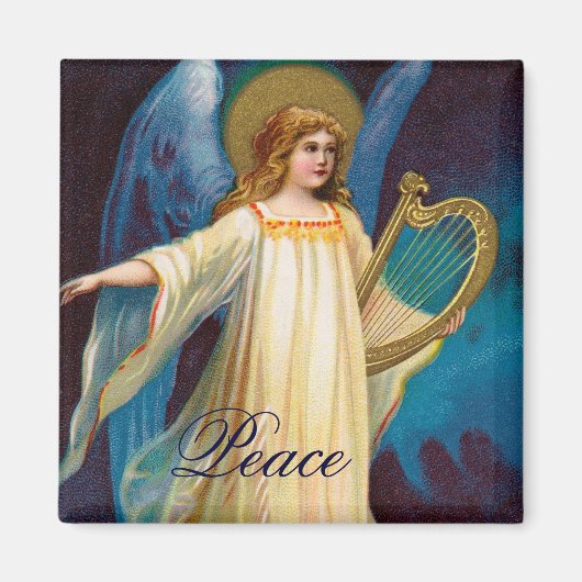 Peace Angel Magnet 4 van een set van 4 (Voorkant)