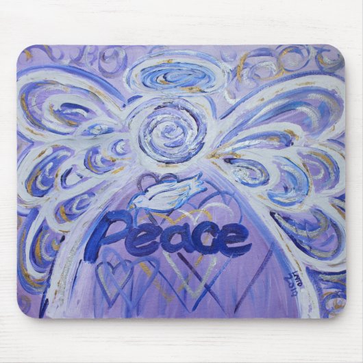Peace Angel Mousepad Muismat (Voorkant)