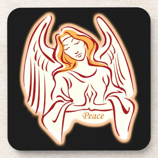 Peace Angel-Onderzetters Drankjes Onderzetter (Voorkant)