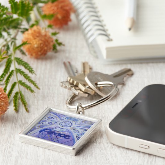 Peace Angel Sleutelhanger (Zijkant)