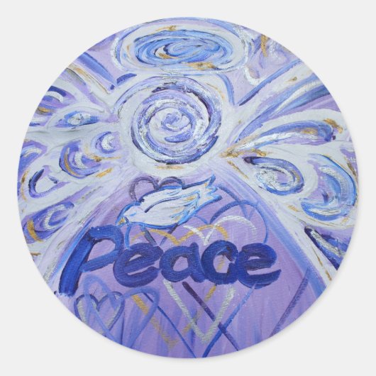 Peace Angel Sticker (Voorkant)