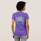Peace Angel T-Shirt (Schilderen op rug) (Achterkant volledig)