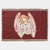 Peace Angel Throw Blanket Deken (Voorkant)