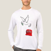 PEACE ANTI-WAR Tri-Blend SHIRT (Voorkant volledig)