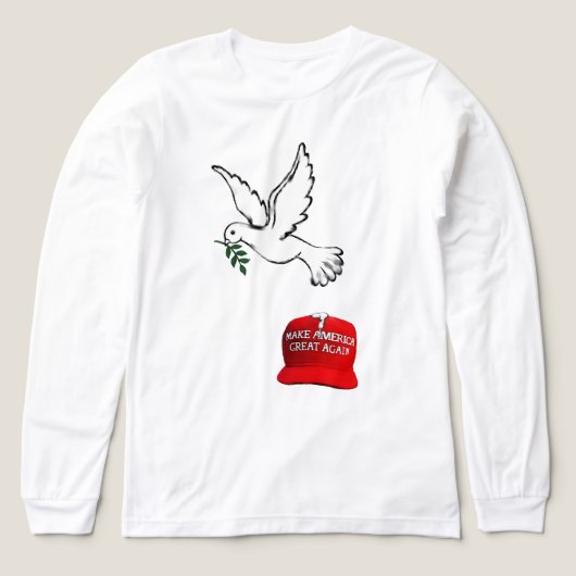PEACE ANTI-WAR Tri-Blend SHIRT (Voorkant)