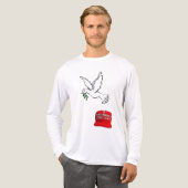 PEACE ANTI-WAR Tri-Blend SHIRT (Voorkant)