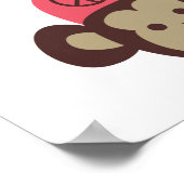 Peace-apenaap Poster (Hoek)