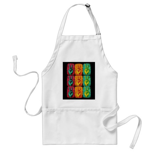 Peace Apron Standaard Schort (Voorkant)