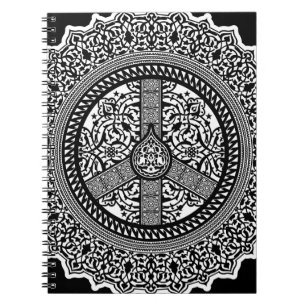 Peace Arabesque-laptop Notitieboek