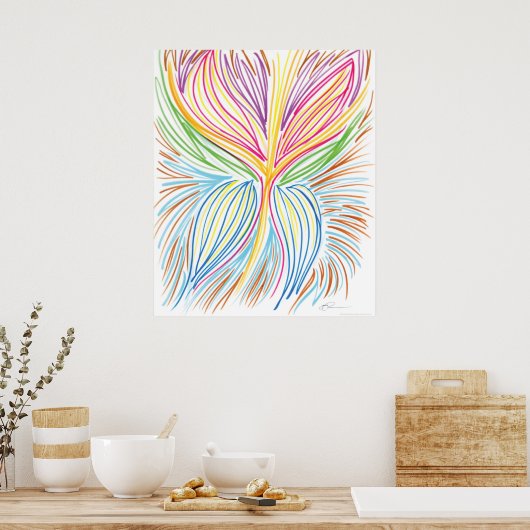 Peace Art: 14 maart 2016 "Fly" Poster (Keuken)