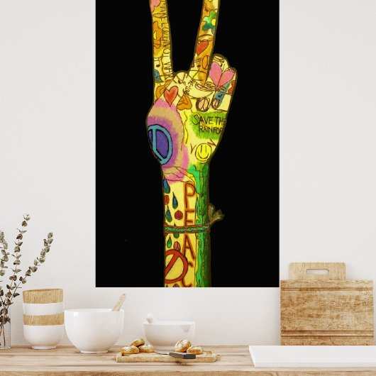 Peace Art Poster - SRF (Keuken)