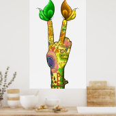 Peace Art Poster - SRF (Keuken)