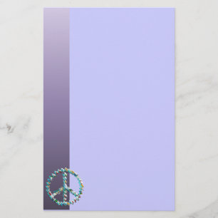 Peace Art-symbool Briefpapier