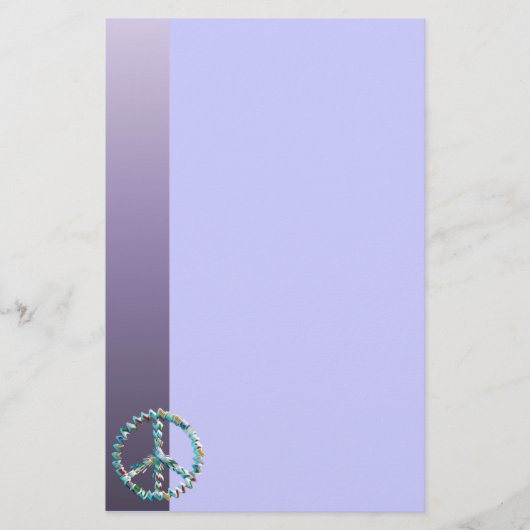 Peace Art-symbool Briefpapier (Voorkant)